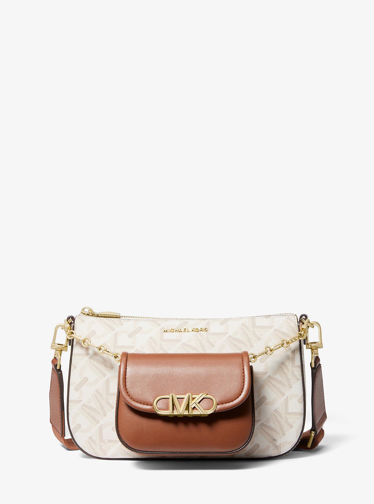 Túi Michael Kors Parker Large Empire Signature Logo 2-In-1 Crossbody Bag Nữ Trắng