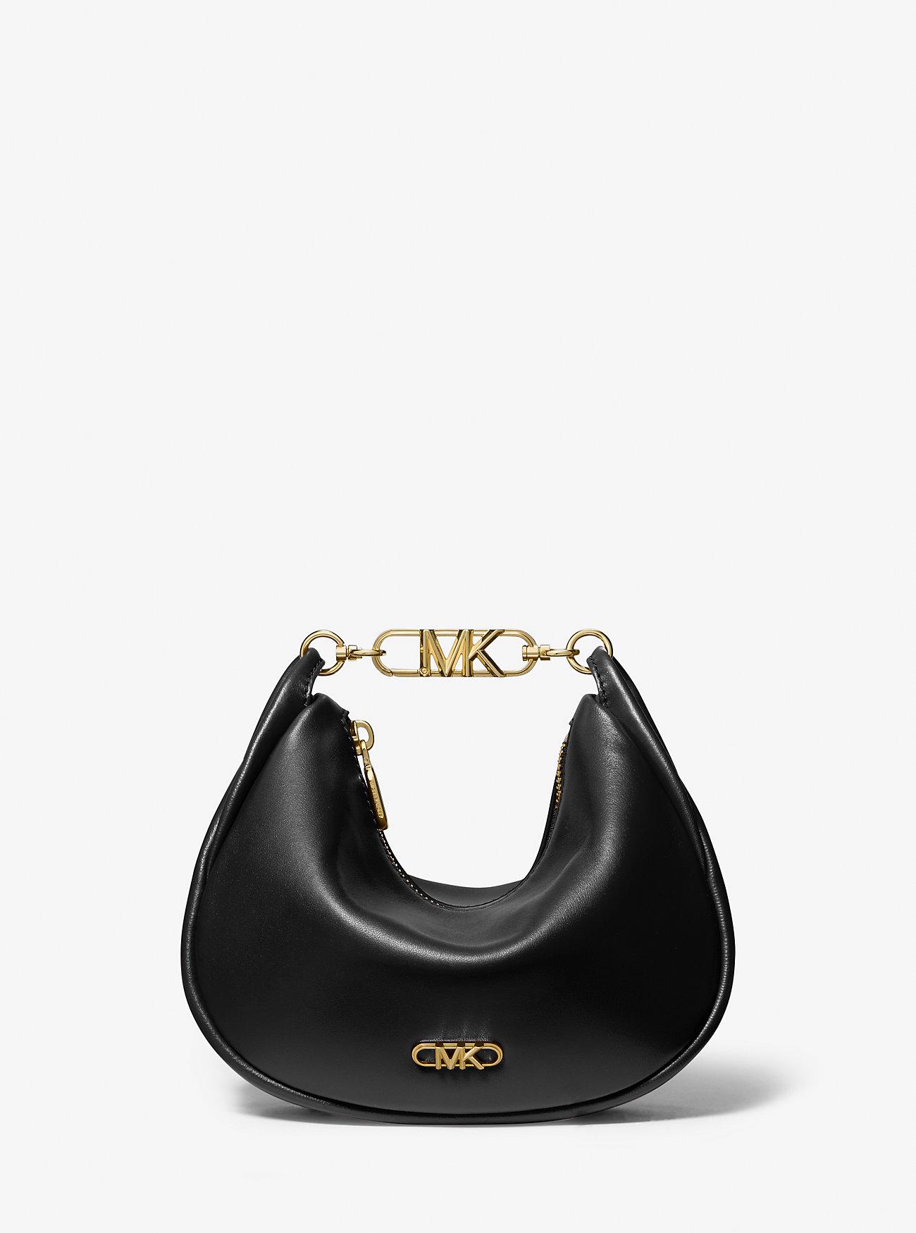 Túi Michael Kors Kendall Small Leather Shoulder Bag Nữ Đen