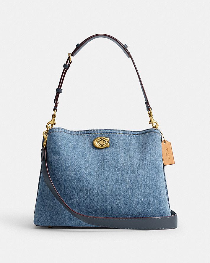 Túi Coach Willow Shoulder Bag Nữ Denim