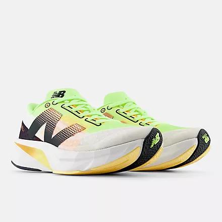 Giày New Balance Fuelcell Rebel V4 Nữ Trắng Xanh Neon