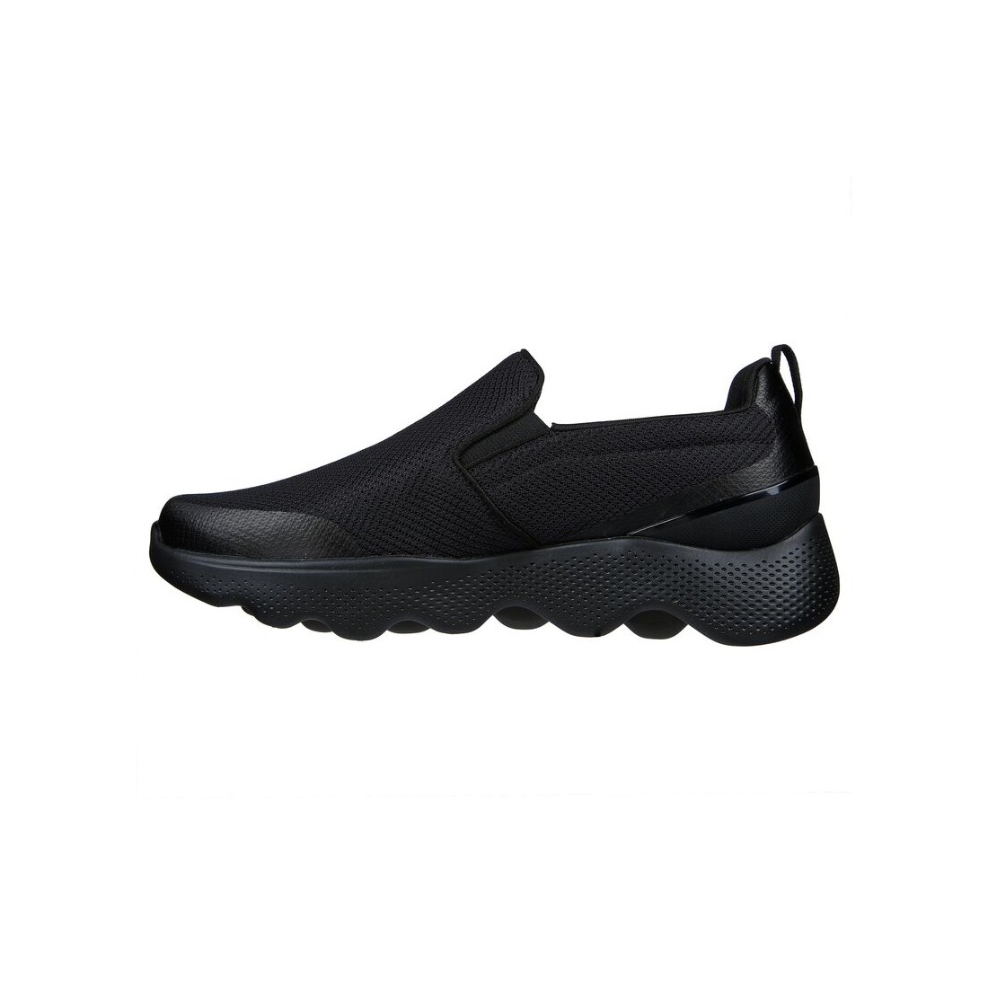 Giày Skechers Go Walk Massage Fit - Ripple Nam Đen