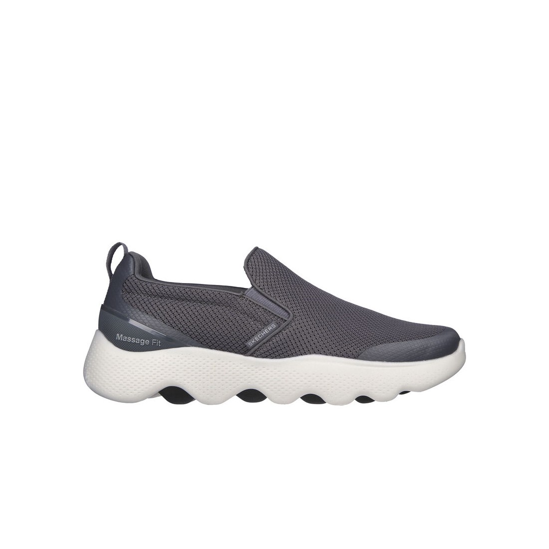 Giày Skechers Go Walk Massage Fit - Ripple Nam Xám