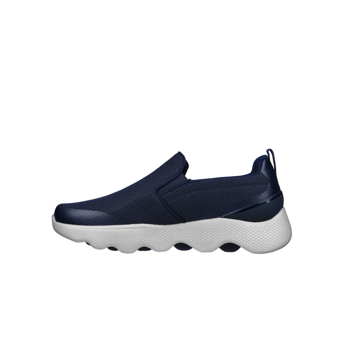 Giày Skechers Go Walk Massage Fit - Ripple Nam Xanh Navy