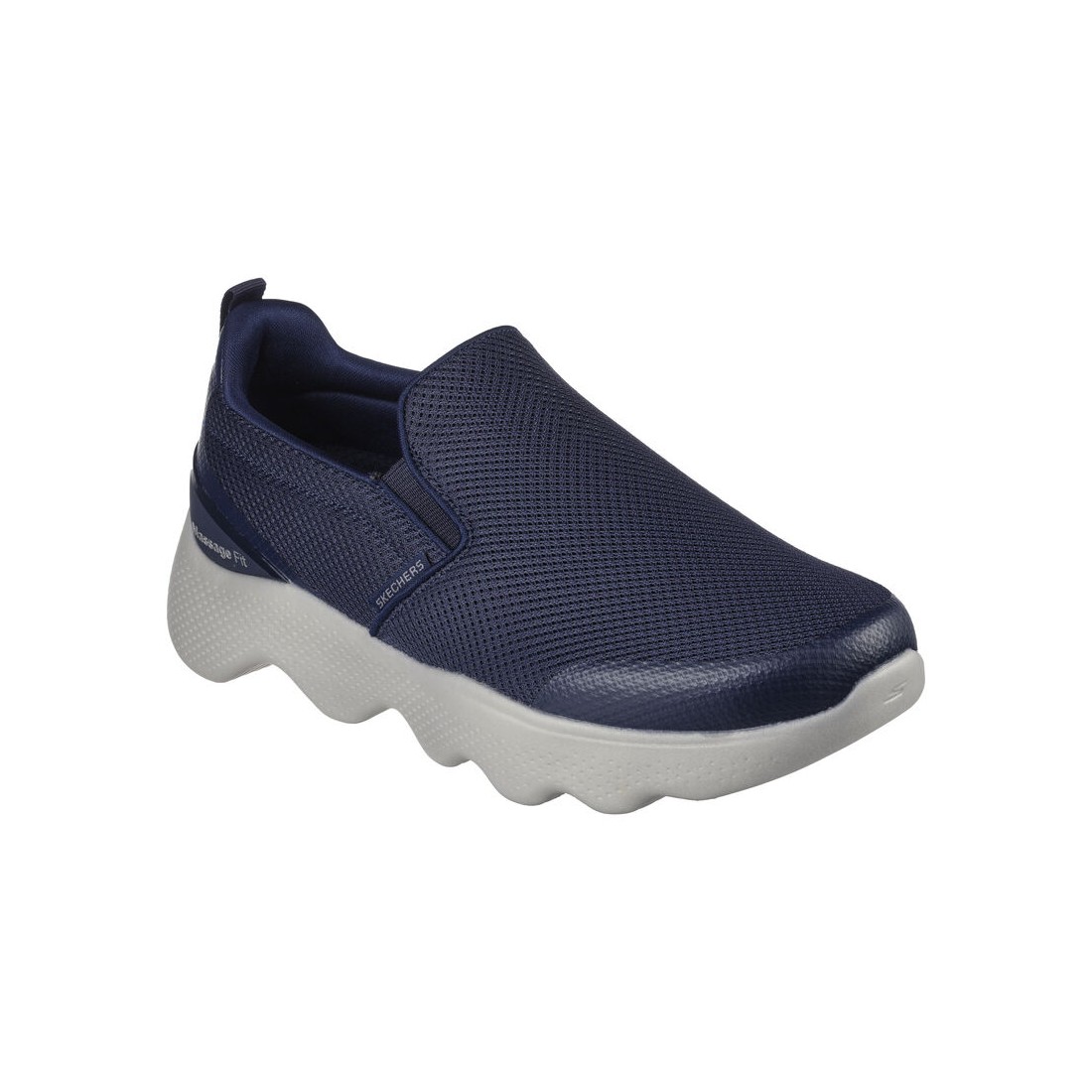 Giày Skechers Go Walk Massage Fit - Ripple Nam Xanh Navy