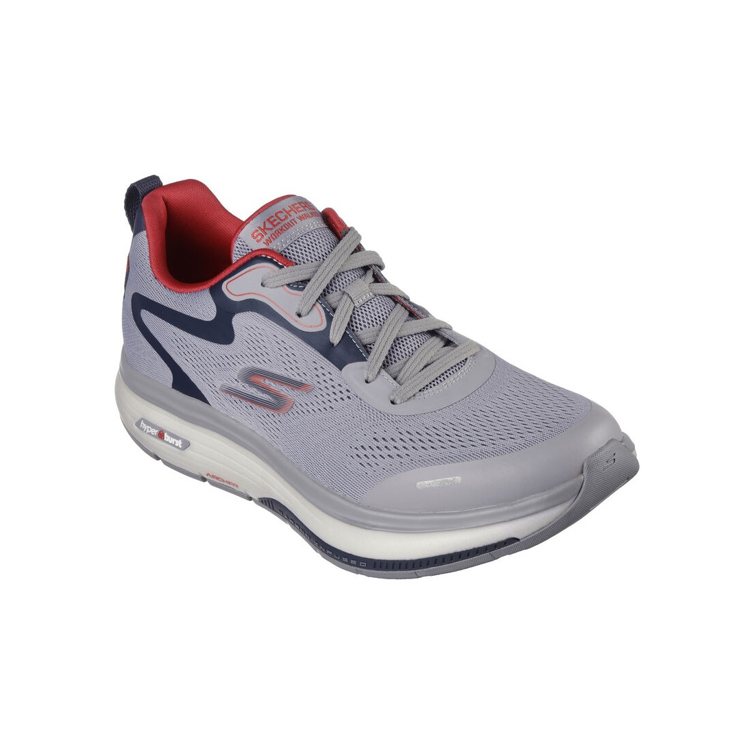 Giày Skechers Go Walk Workout Walker - Keep Up Nam Xám