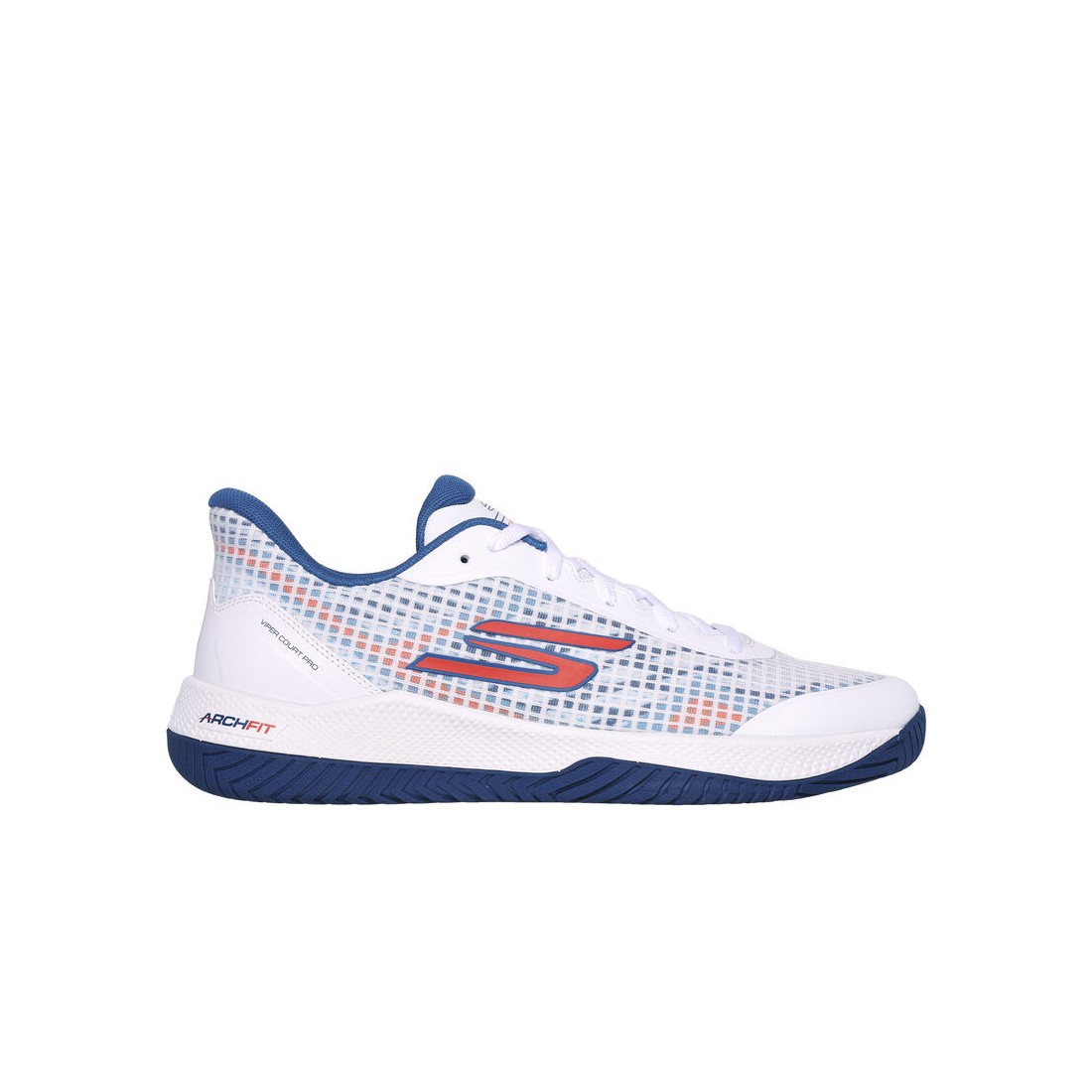 Giày Skechers Viper Court Pro - Pickleball Nam Trắng Xanh