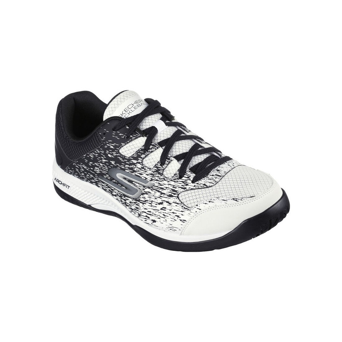 Giày Skechers Relaxed Fit: Viper Court - Pickleball Nam Trắng Đen