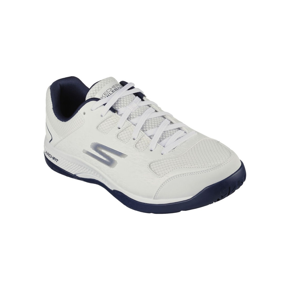 Giày Skechers Relaxed Fit: Viper Court - Pickleball Nam Trắng Xanh