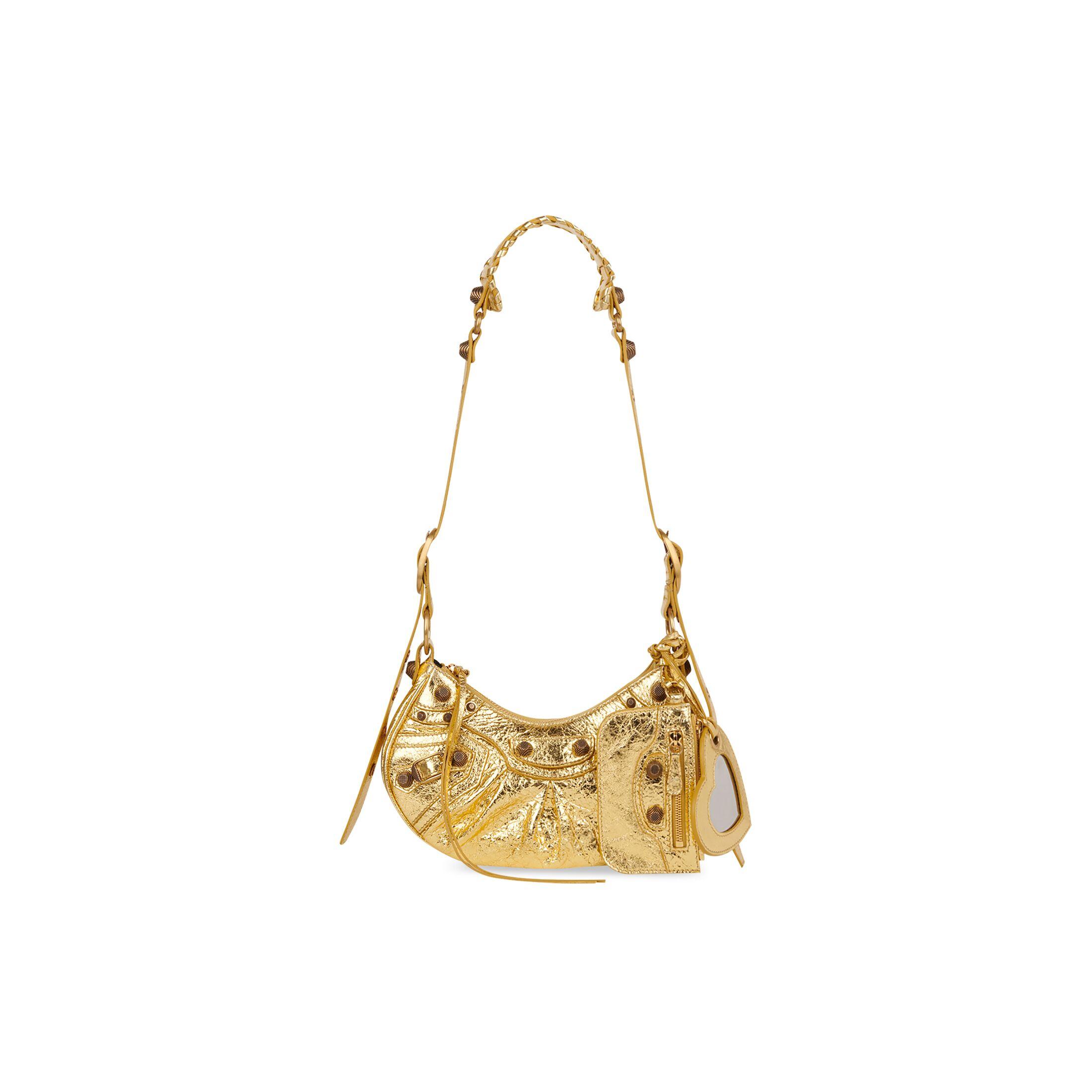 Túi Balenciaga Le Cagole Xs Shoulder Bag Nữ Gold