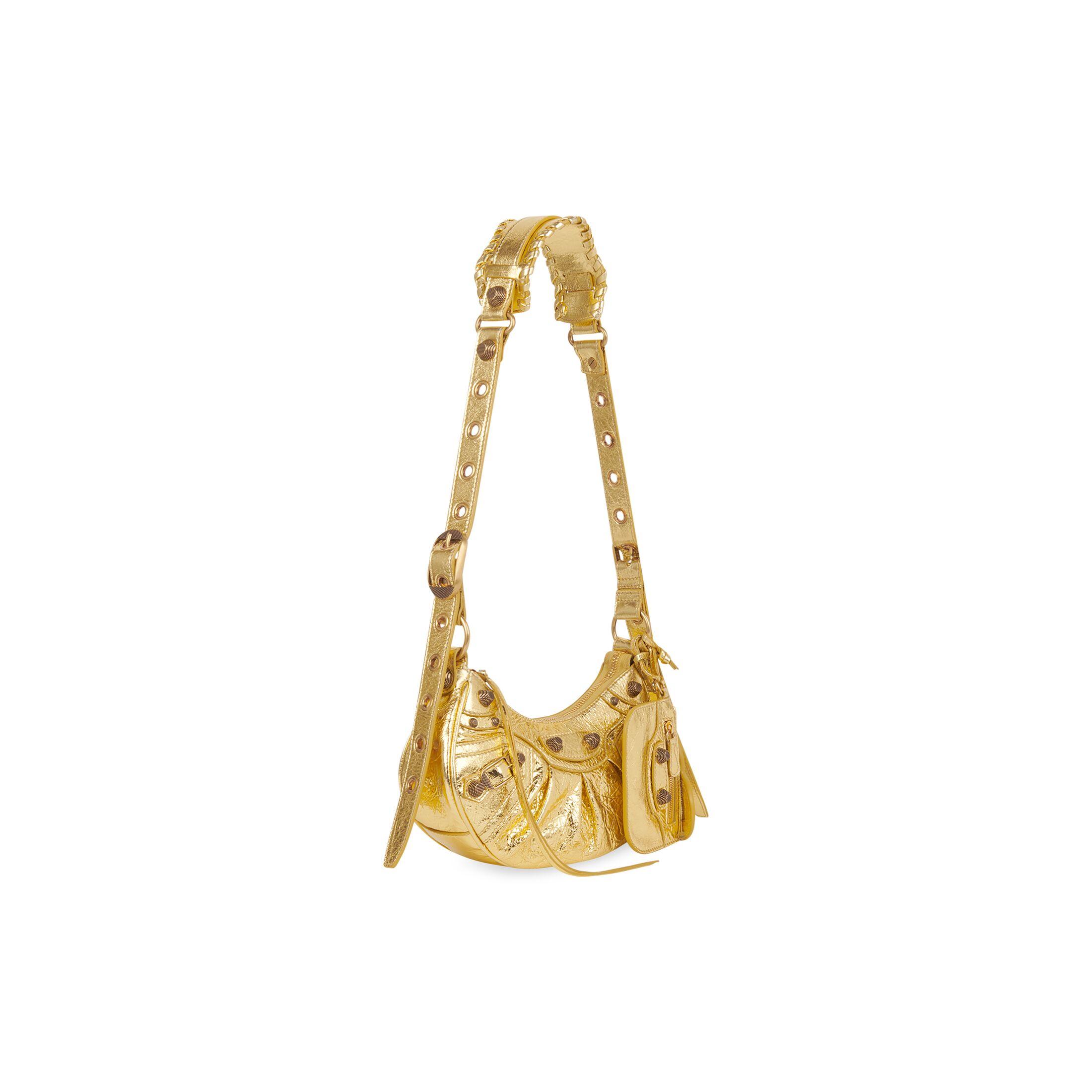 Túi Balenciaga Le Cagole Xs Shoulder Bag Nữ Gold