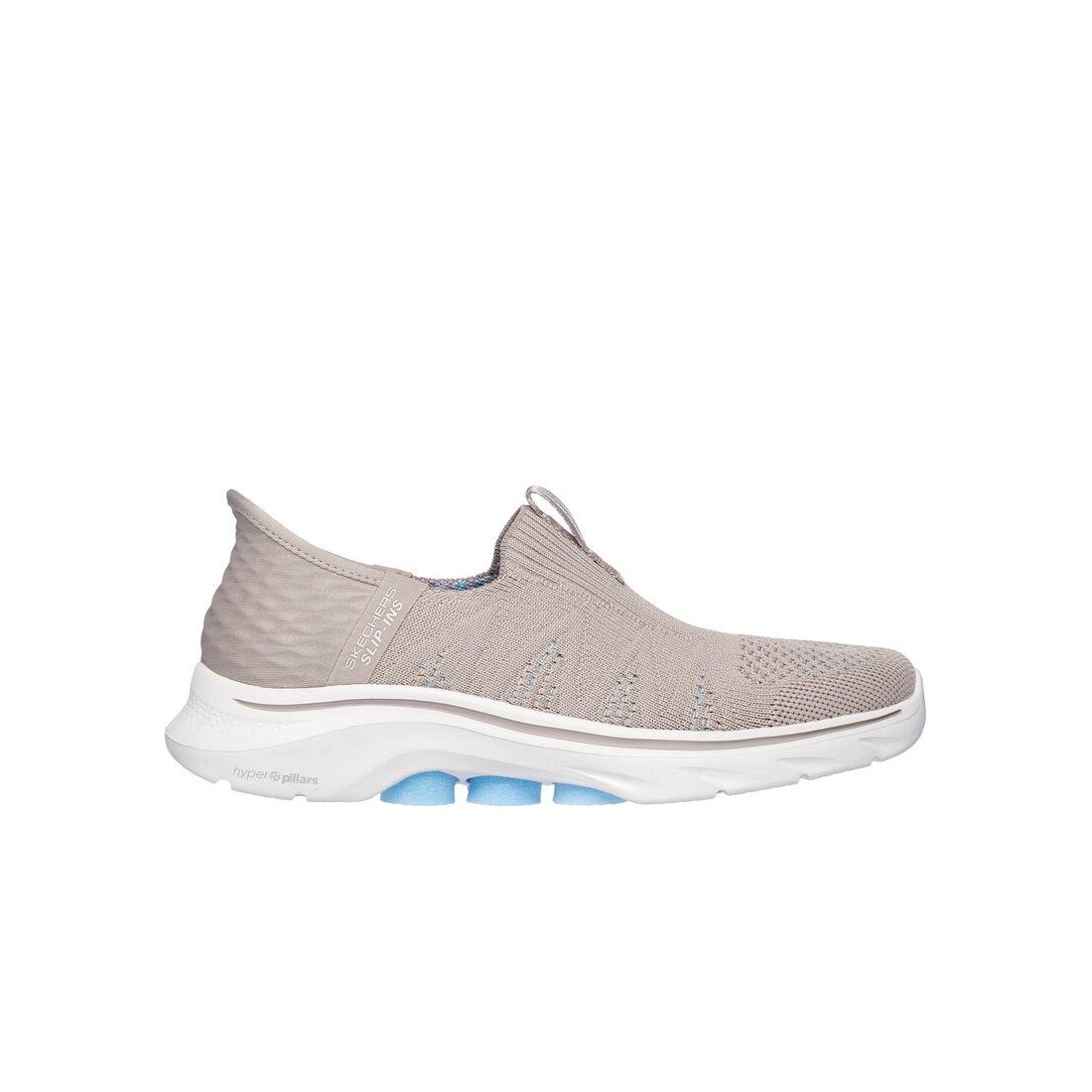 Giày Skechers Slip-Ins: Go Walk 7 - City Lights Nữ Nâu