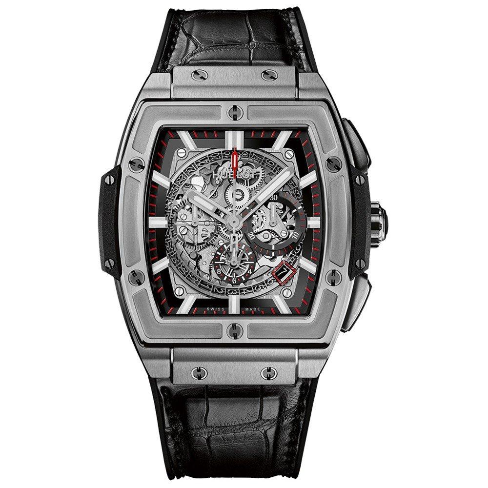 Đồng Hồ Hublot 601.Nx.0173.Lr Spirit Of Big Bang Chronograph 45Mm Nam Đen Bạc