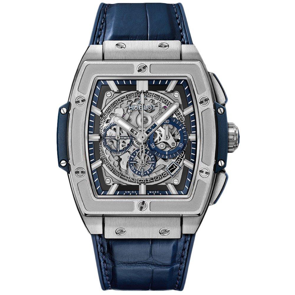 Đồng Hồ Hublot 601.Nx.7170.Lr Spirit Of Big Bang Chronograph 45Mm Nam Xanh Dương