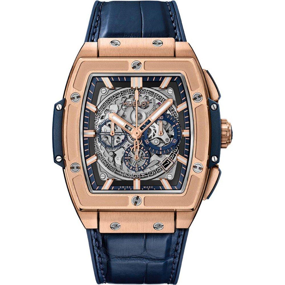 Đồng Hồ Hublot 601.Ox.7180.Lr Spirit Of Big Bang Chronograph 45Mm Nam Xanh Dương