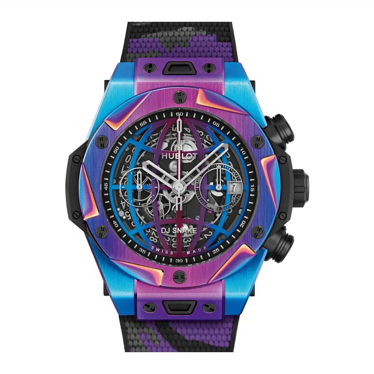 Đồng Hồ Hublot Big Bang 411.Nn.0179.Rx.Djs21 45Mm Dj Snake Edition 2021 Watch Nam Đen