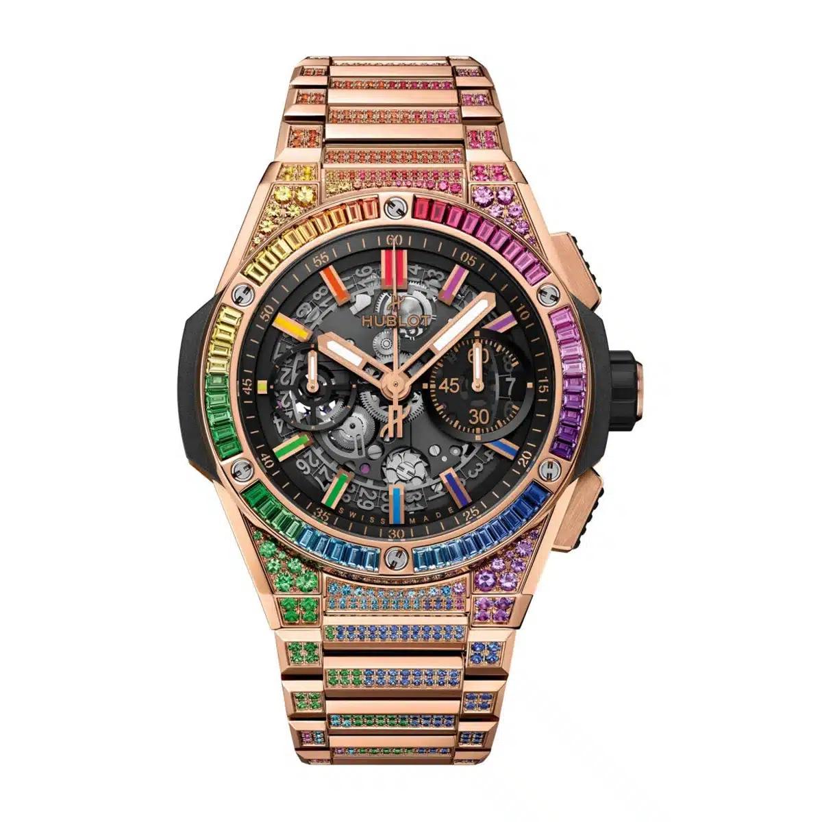 Đồng Hồ Hublot 451.Ox.1180.Ox.3999 Big Bang Skeleton Dial Nam Multicolor