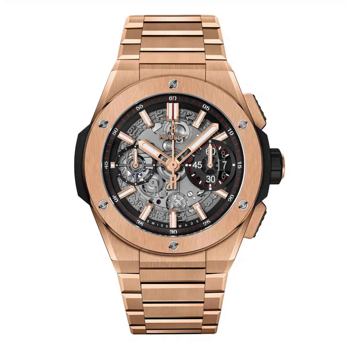 Đồng Hồ Hublot 451.Ox.1180.Ox Big Bang Integrated King Gold 42Mm Dial Watch Nam Vàng