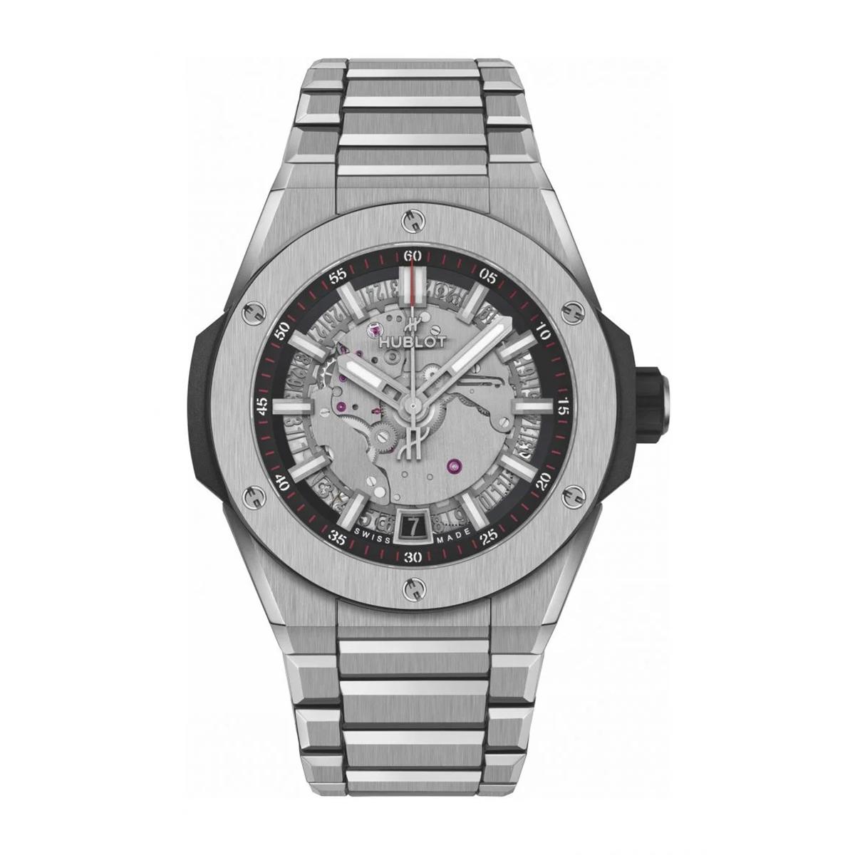 Đồng Hồ Hublot 456.Nx.0170.Nx Big Bang Skeleton Dial Nam Bạc