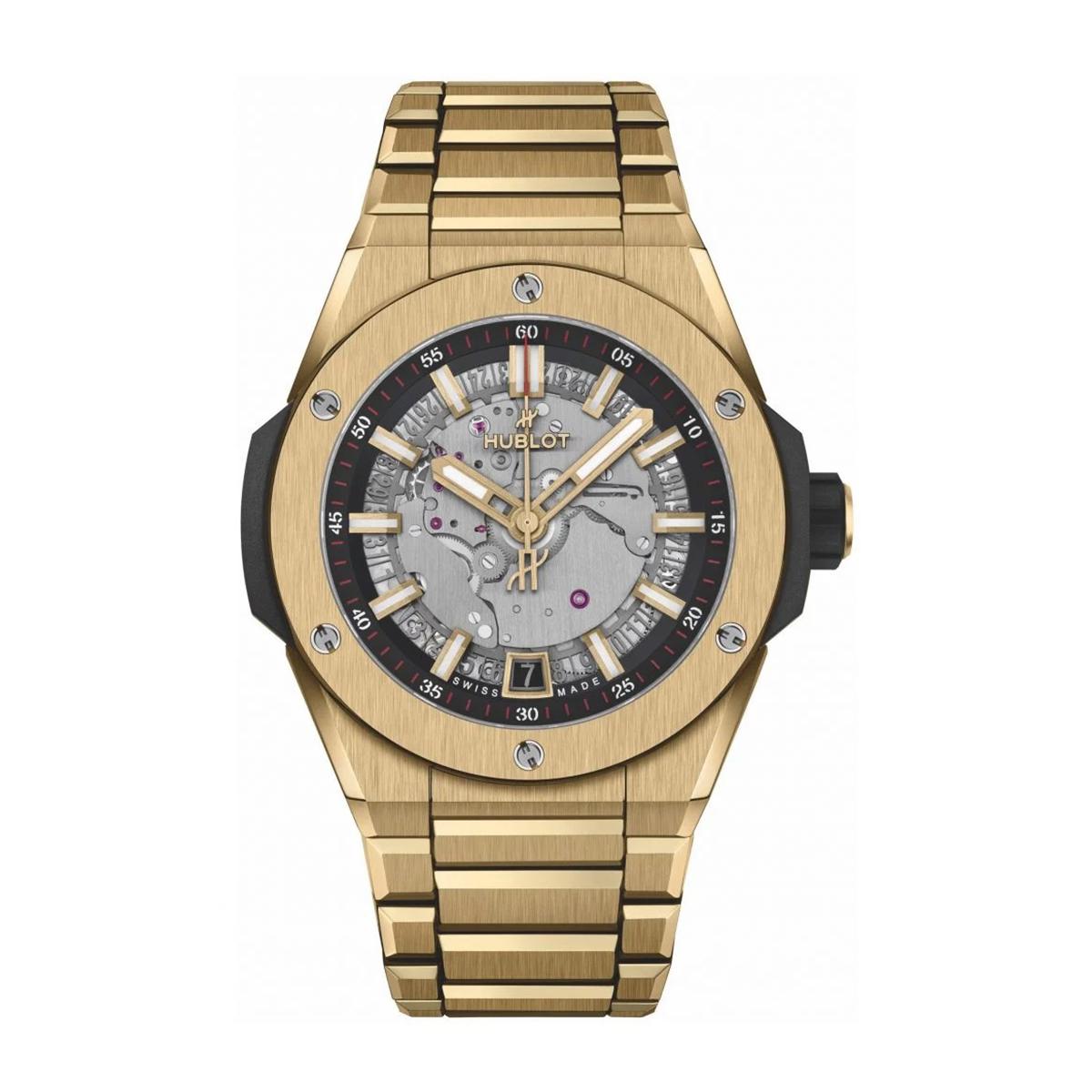 Đồng Hồ Hublot 456.Vx.0130.Vx Big Bang Skeleton Dial Nam Vàng