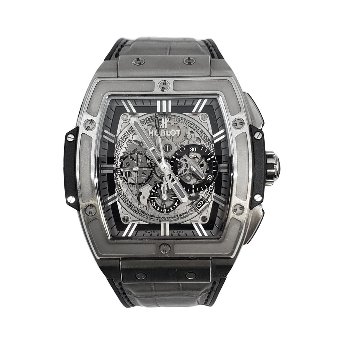 Đồng Hồ Hublot 601.Nx.0147.Lr Spirit Of Big Bang Chronograph 45Mm Nam Bạc