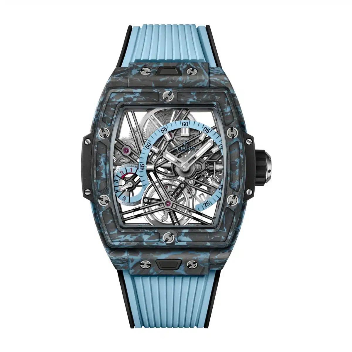 Đồng Hồ Hublot 645.Ql.5117.Rx Big Bang Skeleton Dial Nam Xanh Dương