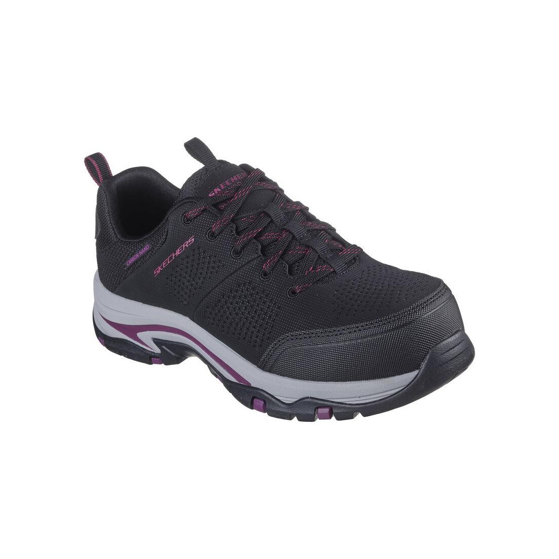 Giày Skechers Work: Trego - Astallet Ct Nữ Đen