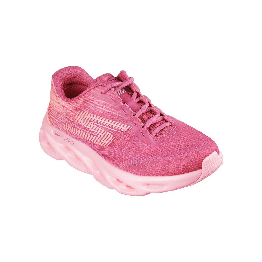 Giày Skechers Go Run Swirl Tech Speed - Ultimate Stride Nữ Hồng