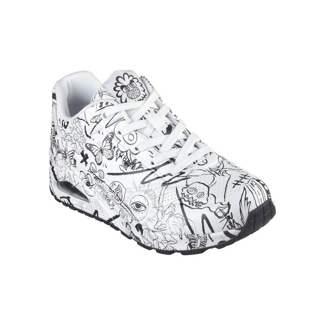 Giày Skechers Vexx: Uno - Process Sketch Nữ Trắng