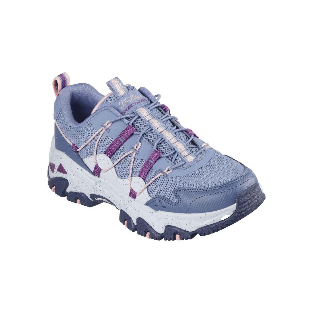 Giày Skechers D'Lites Hiker - Hillock Nữ Xanh Dương