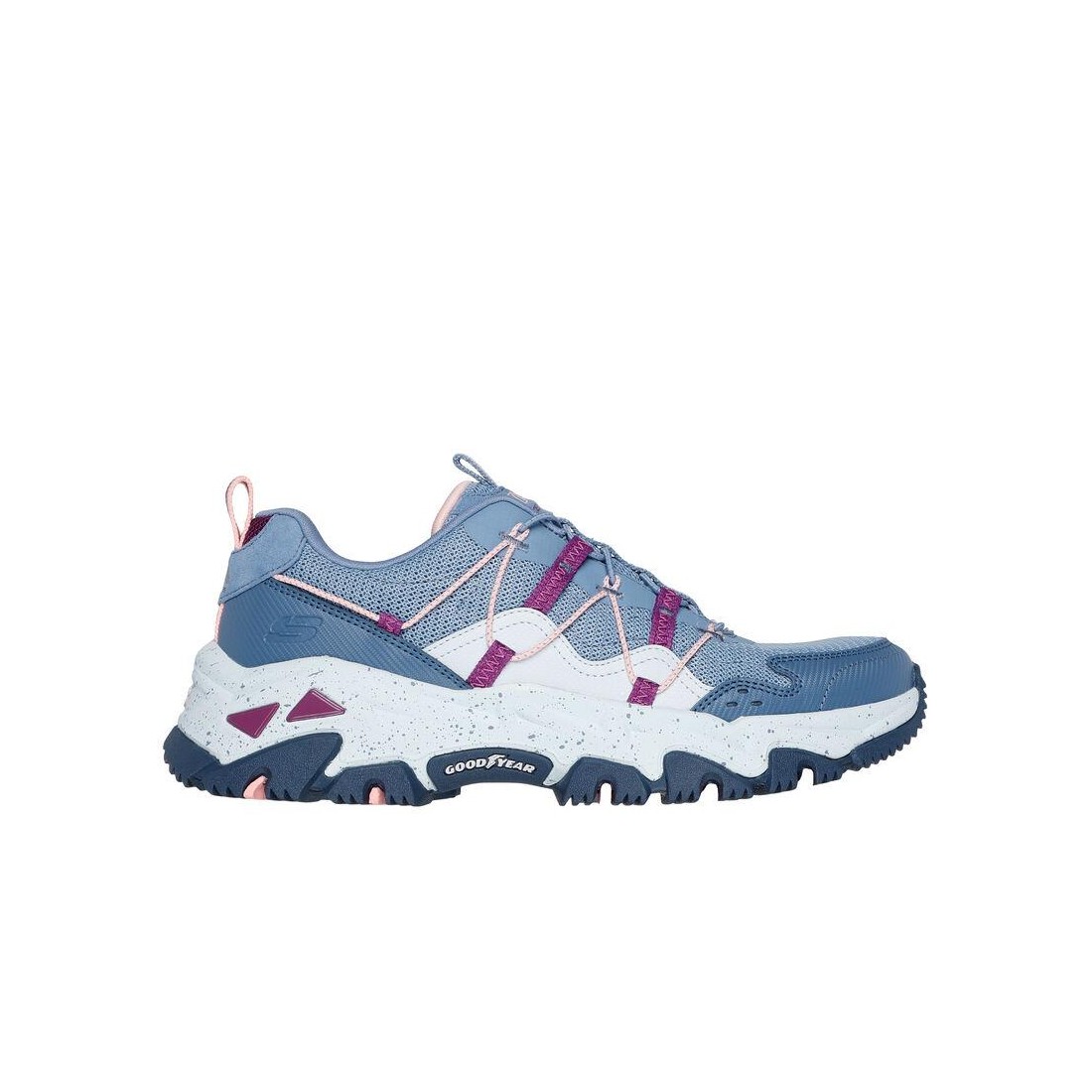 Giày Skechers D'Lites Hiker - Hillock Nữ Xanh Dương