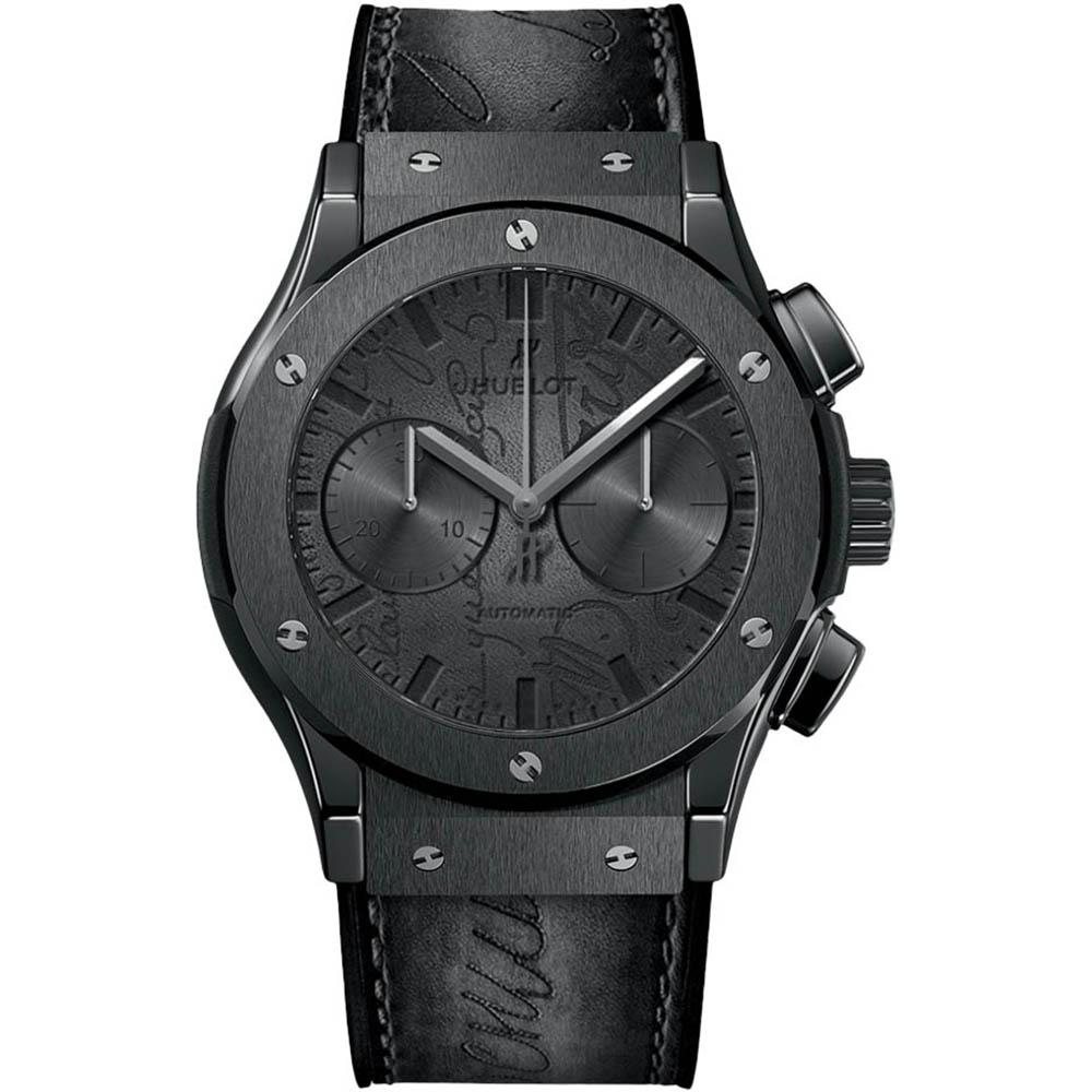 Đồng Hồ Hublot 521.Cm.0500.Vr.Ber17 Classic Fusion Chronograph 45Mm Nam Đen