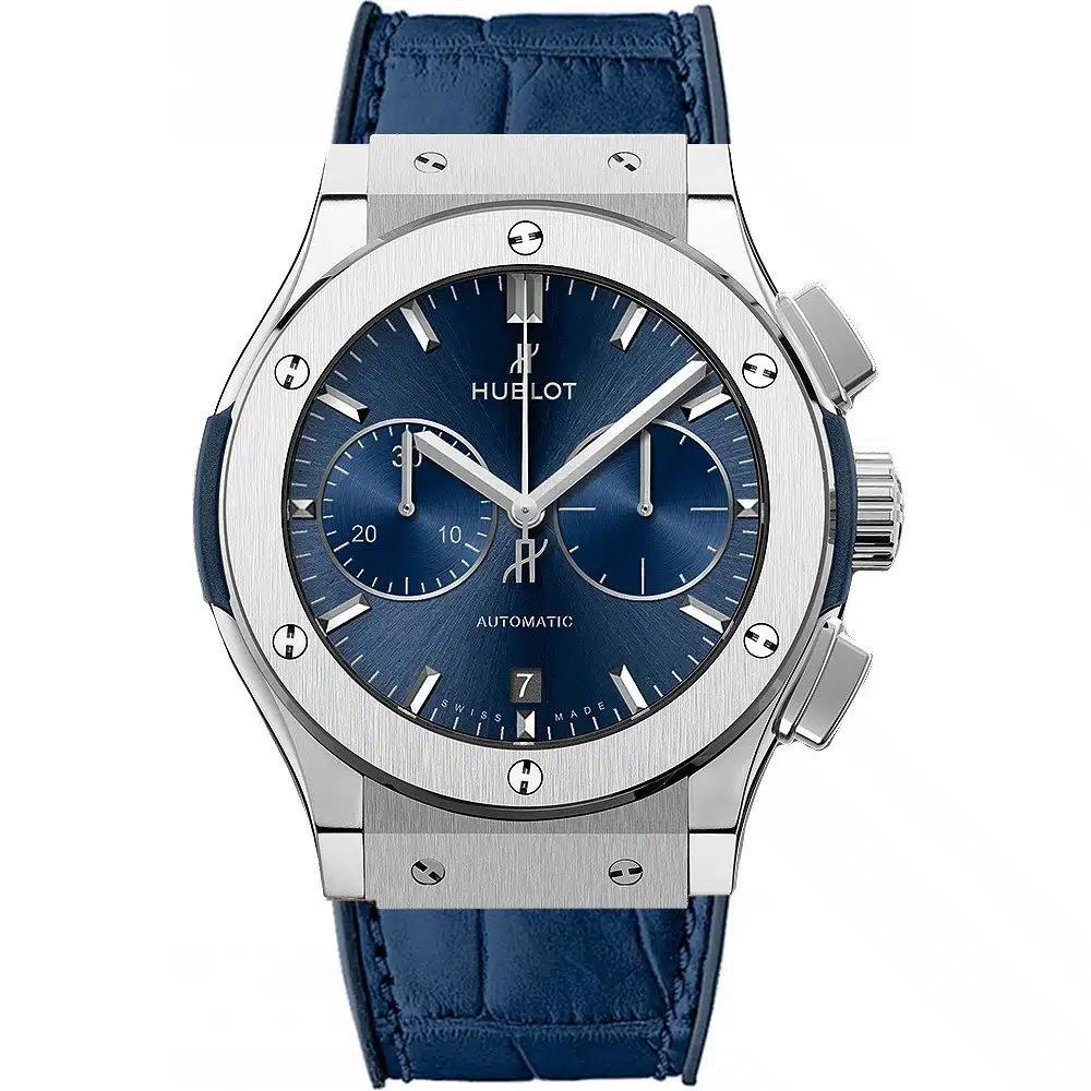 Đồng Hồ Hublot 521.Nx.7170.Lr Classic Fusion Chronograph 45Mm Nam Xanh Dương