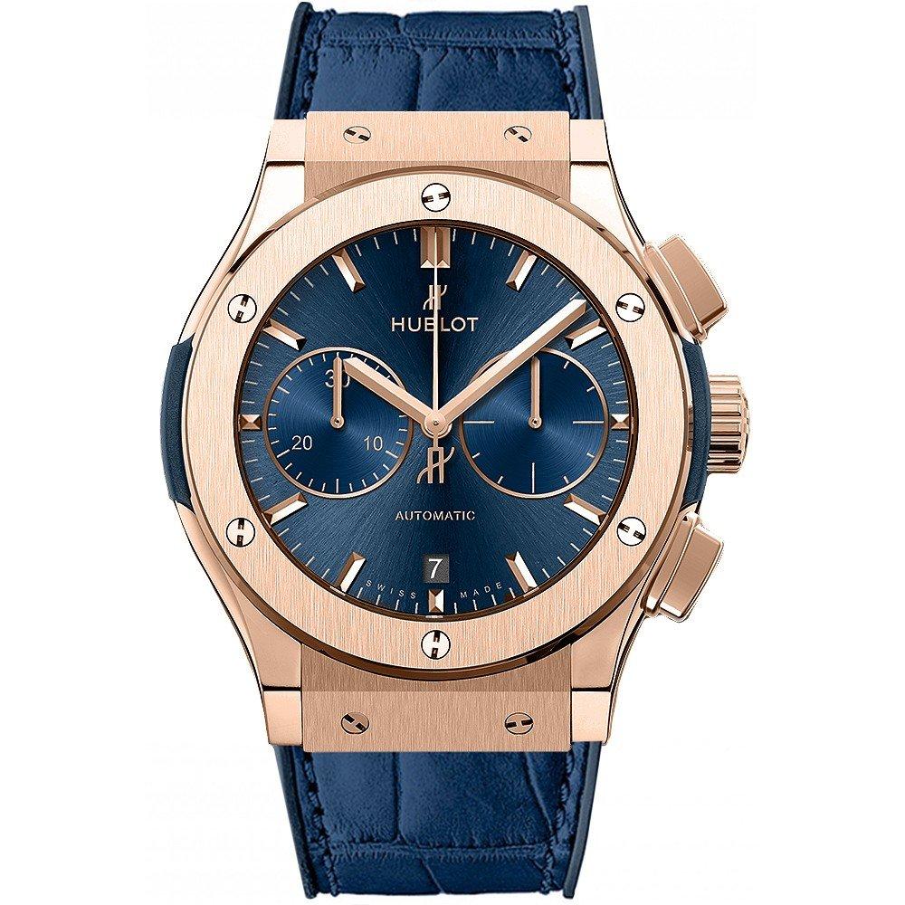 Đồng Hồ Hublot 521.Ox.7180.Lr Classic Fusion Chronograph 45Mm Nam Xanh Dương