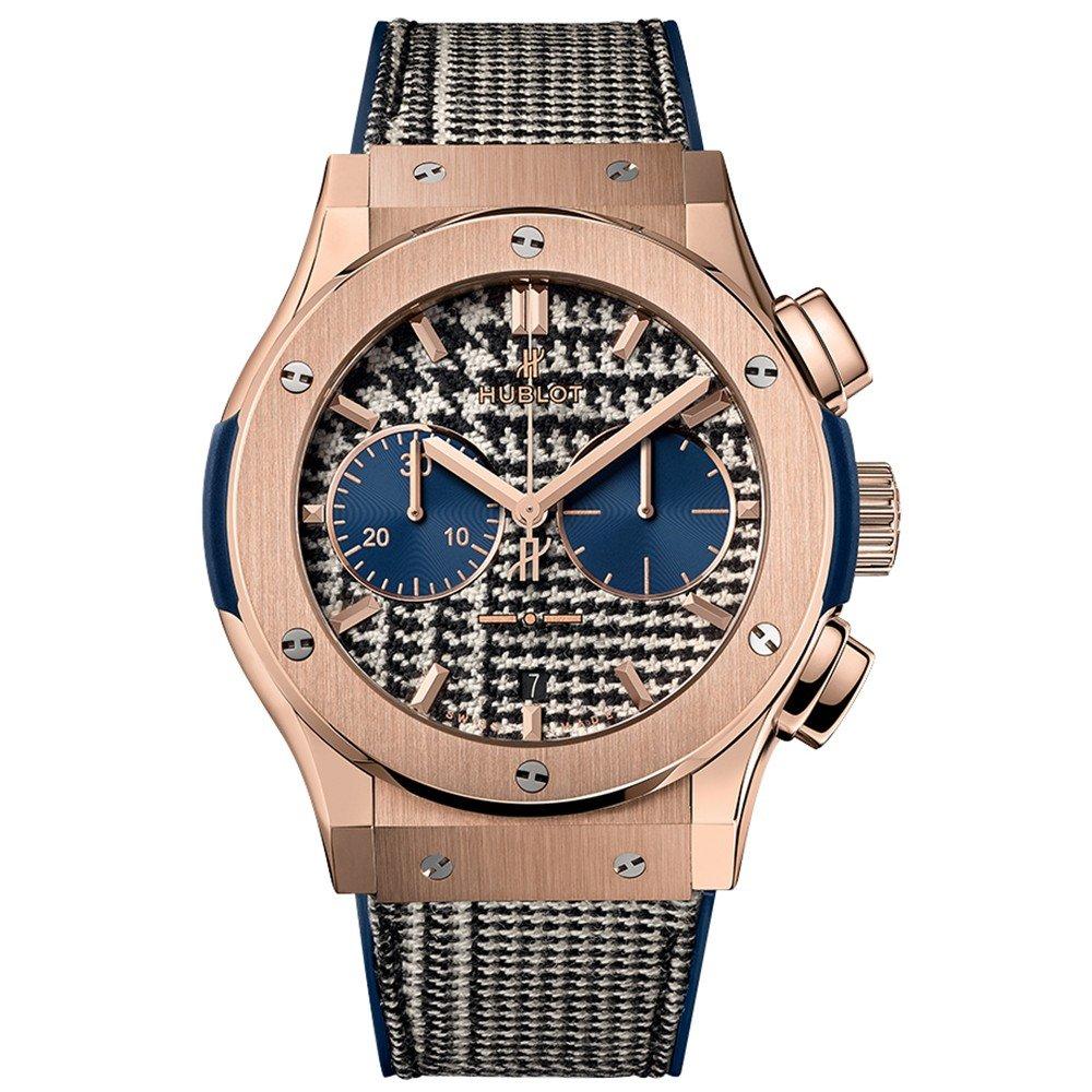 Đồng Hồ Hublot 521.Ox.2704.Nr.Iti17 Classic Fusion Chronograph 45Mm Nam Đen Trắng