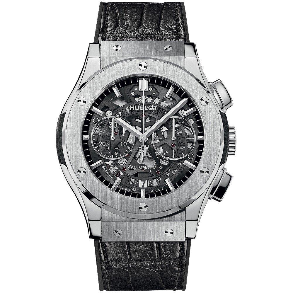 Đồng Hồ Hublot 525.Nx.0170.Lr Classic Fusion Aerofusion Chronograph 45Mm Nam Bạc