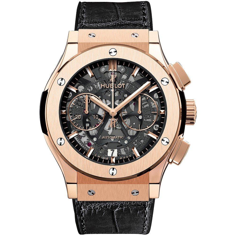 Đồng Hồ Hublot 525.Ox.0180.Lr Classic Fusion Aerofusion Chronograph 45Mm Nam Đen