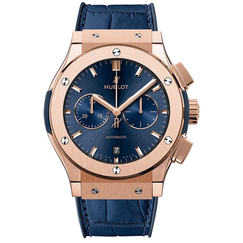 Đồng Hồ Hublot 541.Ox.7180.Lr Classic Fusion Chronograph 42Mm Nam Xanh Dương