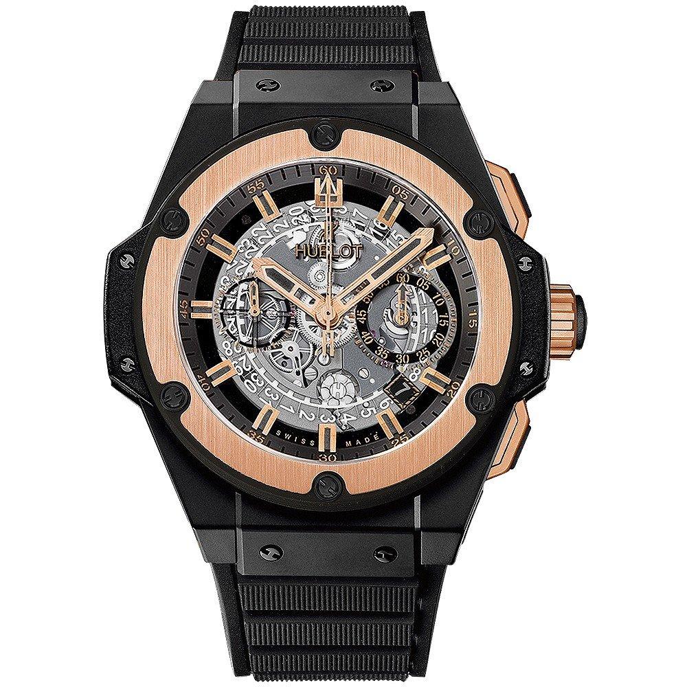 Đồng Hồ Hublot 701.Co.0180.Rx King Power Unico Chronograph 48Mm Nam Đen