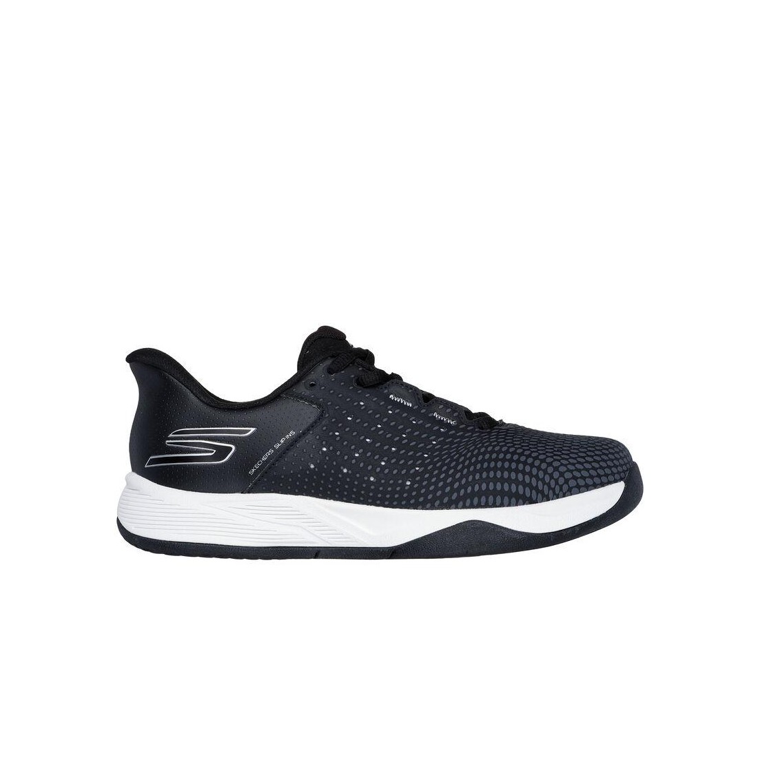 Giày Skechers Slip-Ins Relaxed Fit: Viper Court Reload Nữ Đen