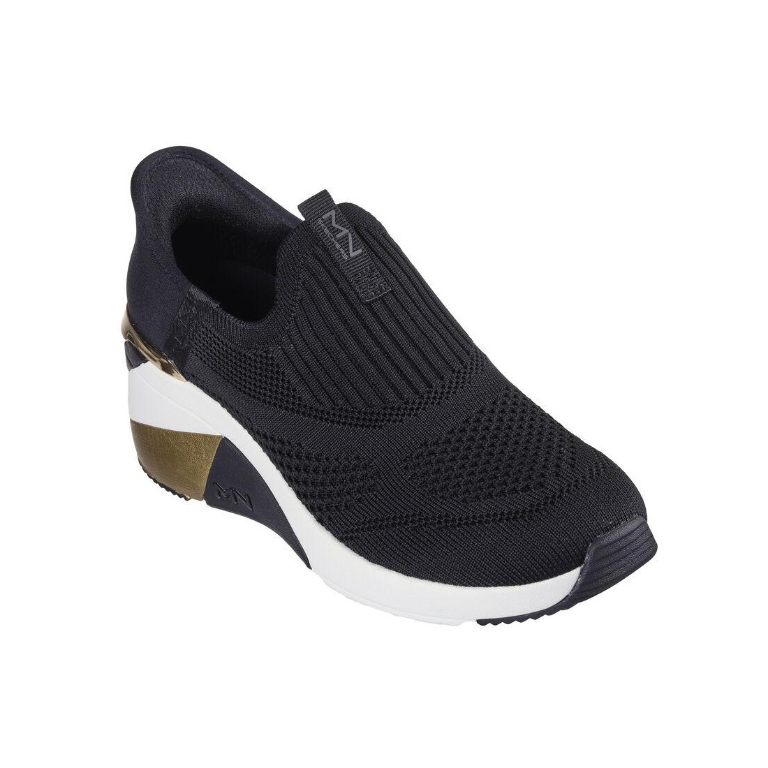 Giày Skechers Mark Nason A Wedge - Crecent Nữ Đen Trắng