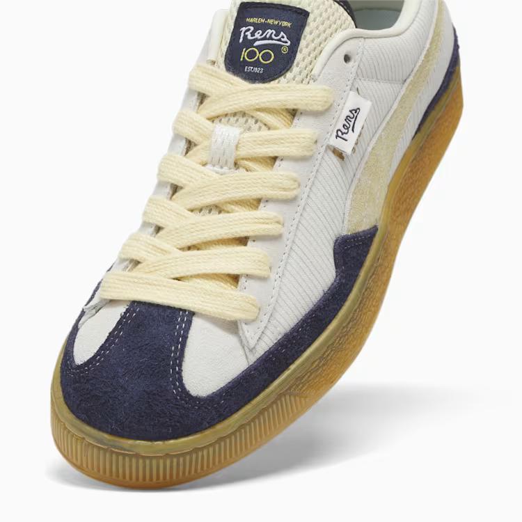 Giày Puma Puma X Black Fives Rens 100 Suede Nam Xanh Navy