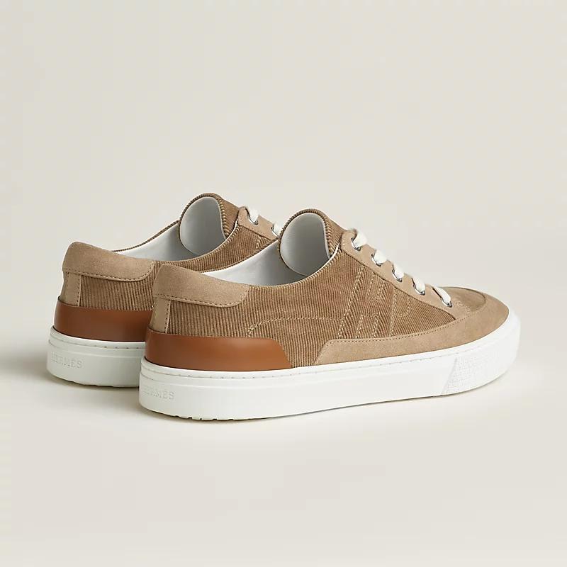 Giày Hermes Deep Sneaker Nam Nâu