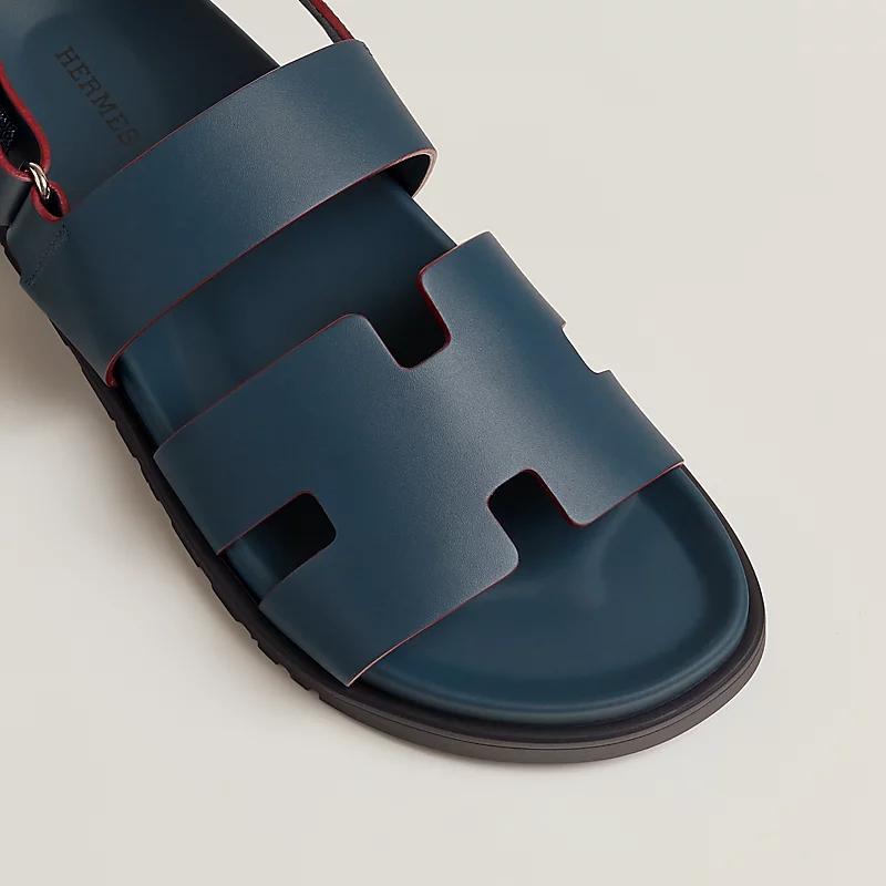 Giày Hermes Genius Sandal Nam Xanh Navy