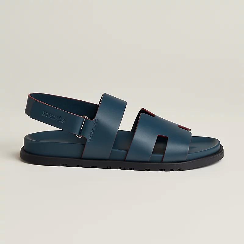 Giày Hermes Genius Sandal Nam Xanh Navy