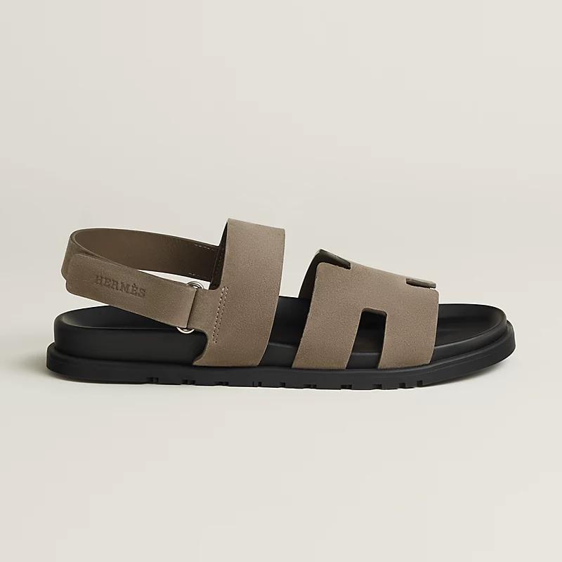 Giày Hermes Genius Sandal Nam Nâu