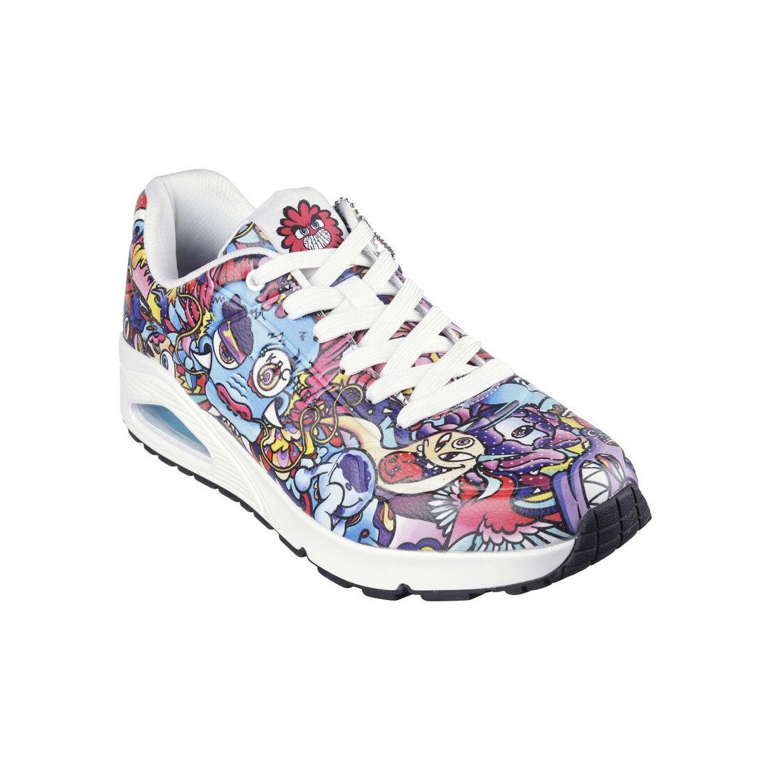 Giày Skechers Vexx: Uno - Color Doodle Nam Trắng