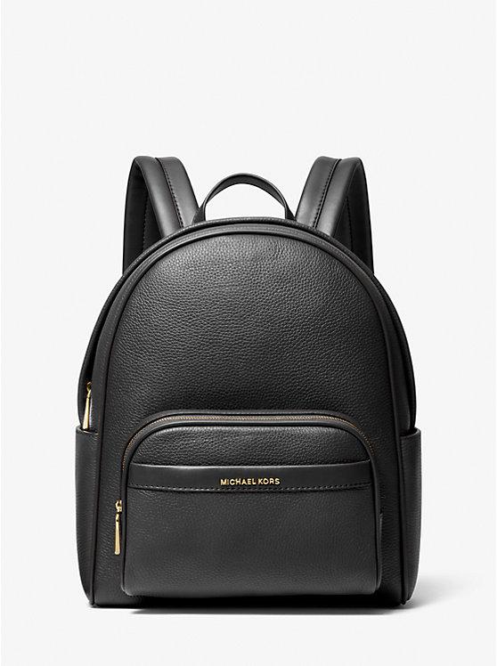 Túi Michael Kors Bex Medium Pebbled Leather Backpack Nữ Đen