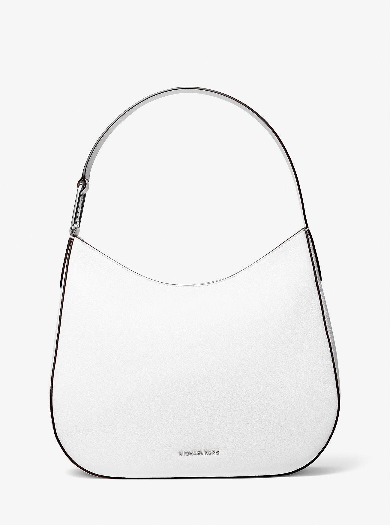 Túi Michael Kors Kensington Large Pebbled Leather Hobo Shoulder Bag Nữ Trắng