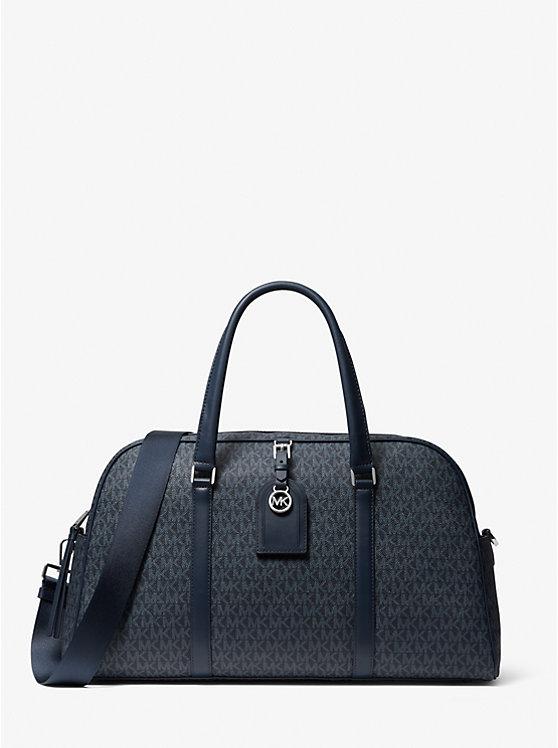 Túi Michael Kors Heritage Extra-Large Logo Weekender Bag Nữ Xanh Navy