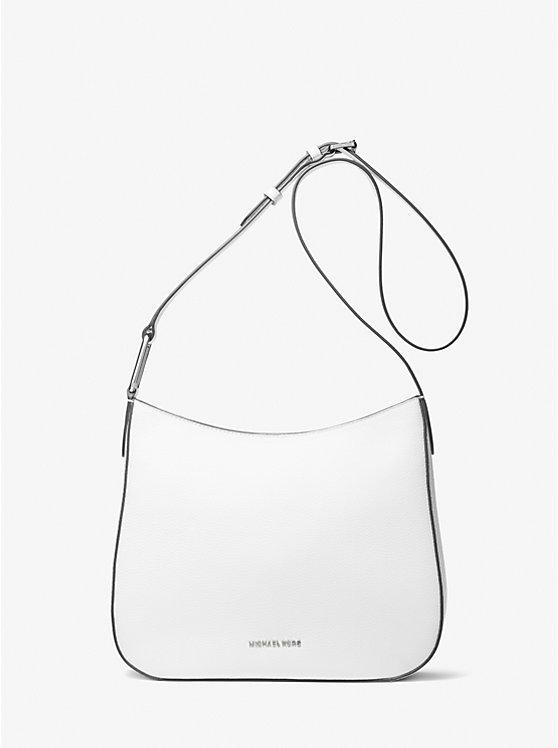 Túi Michael Kors Kensington Large Pebbled Leather Crossbody Bag Nữ Trắng